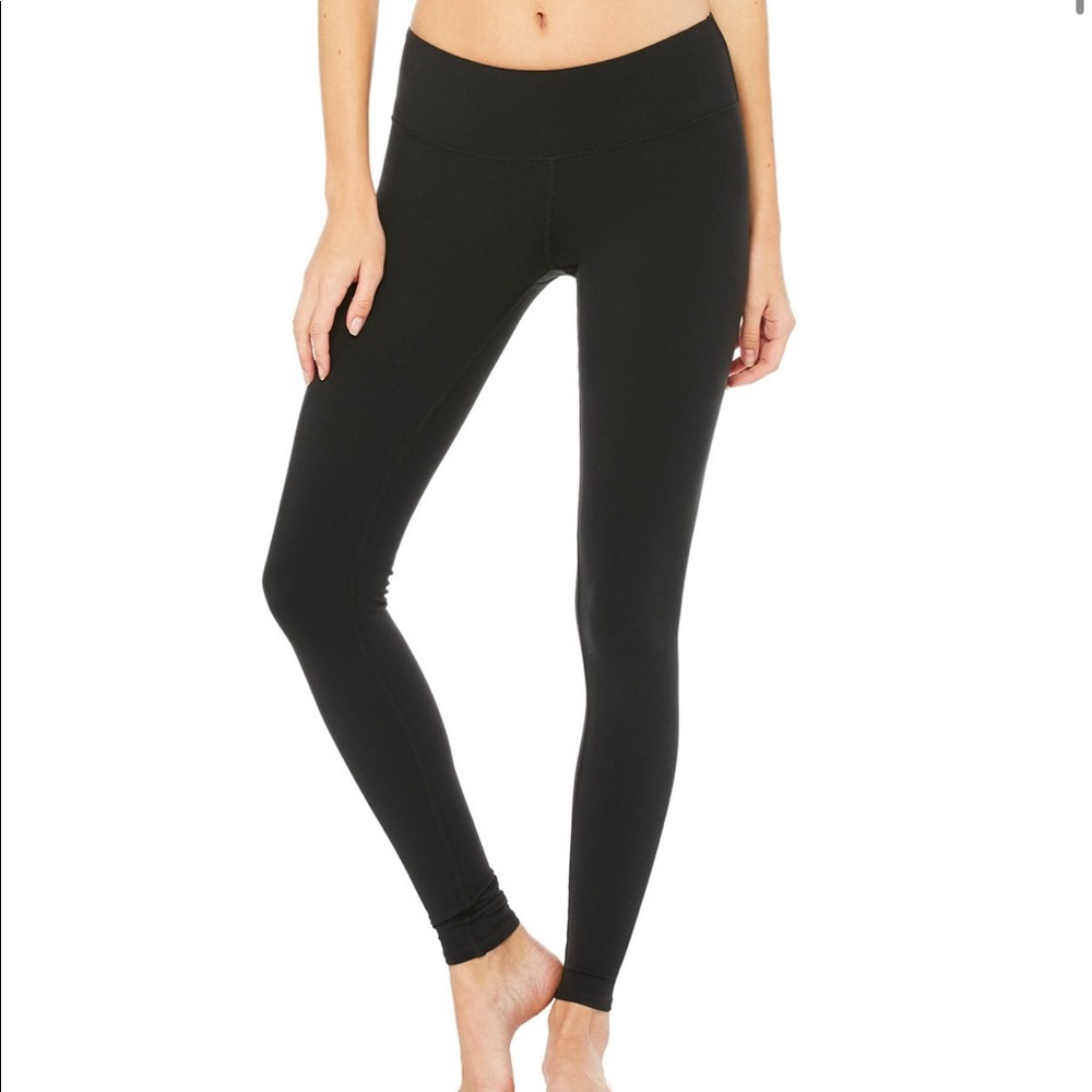 Airbrush leggings, low rise, size small